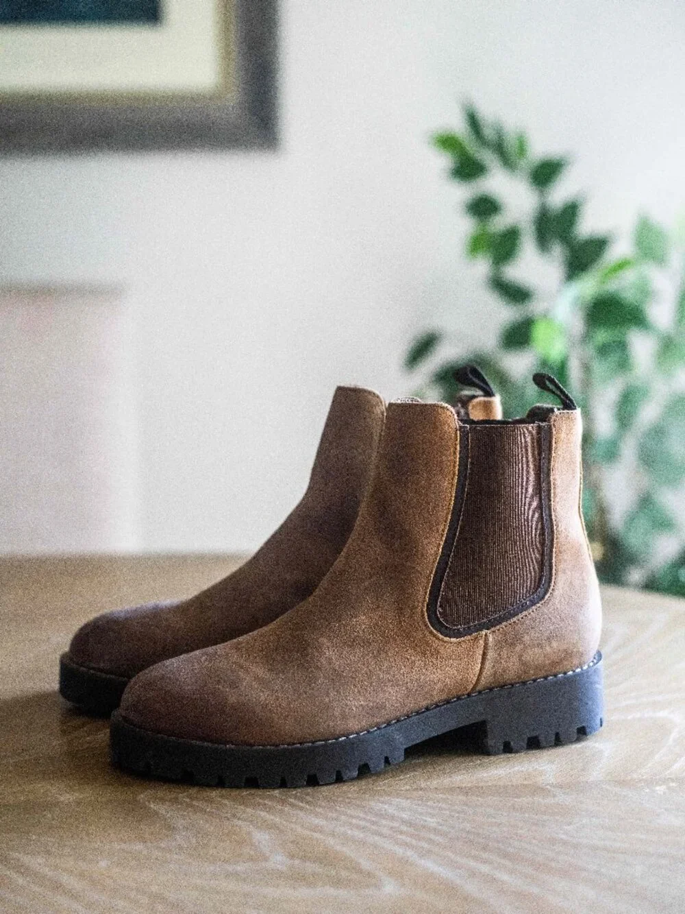 Thursday Boot Company Chelsea Legend boots in Safari Suede Tan